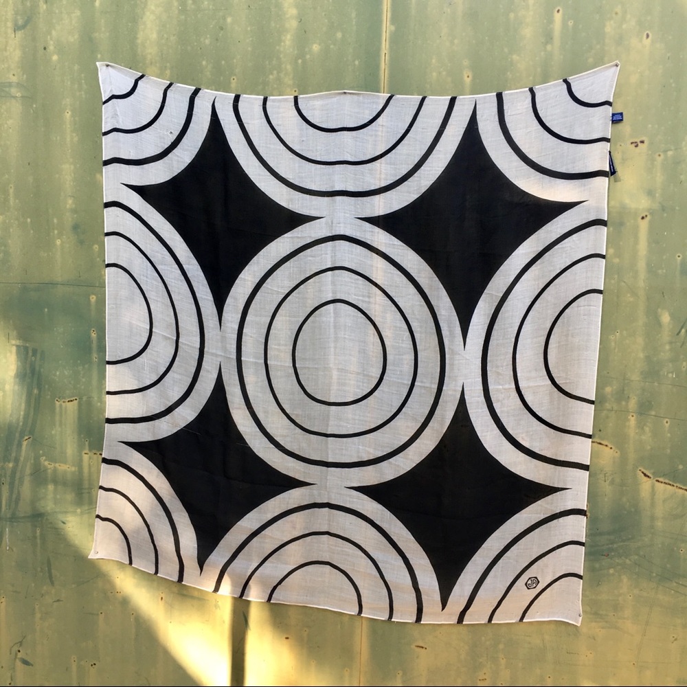 *Jonathan Adler* Graphic Print Laine Wool Scarf~